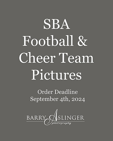 SBA Football & Cheer Team Pictures 24-25